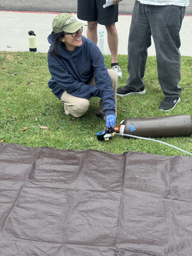 Prepping the weather-balloon payload — Black Tech Link BIPOC Coastal Research Program (BCRP)